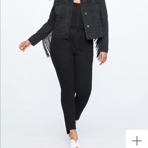 NWT Plus Size 20 Eloquii Peach Lift Step Hem Jeans